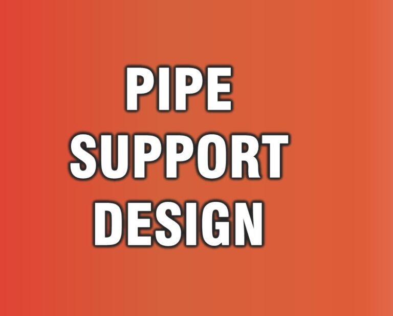 Pipe Support Design for Industrial Piping systems The Virtural Piping design classroom
